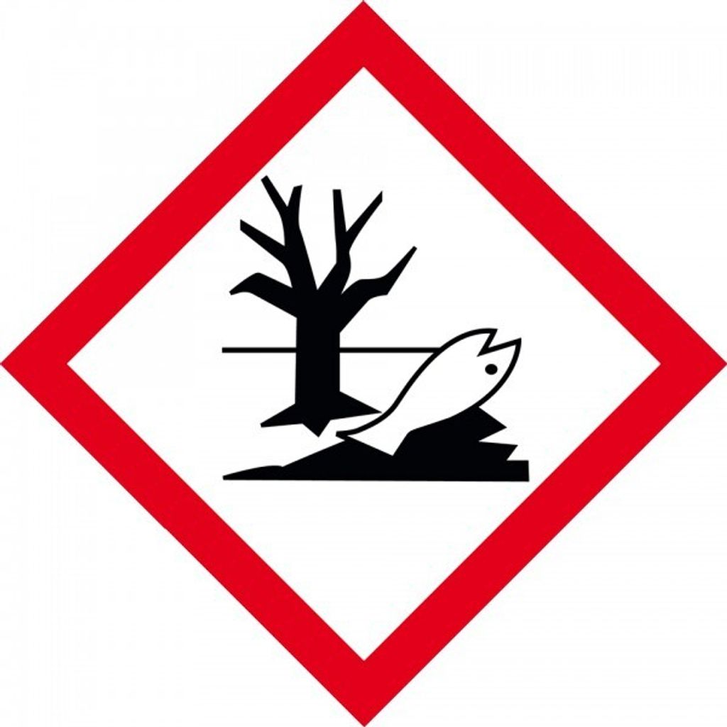 Dreifke Aufkleber I Gefahrensymbol Umwelt GHS 09, Folie, selbstklebend, 52x5...
