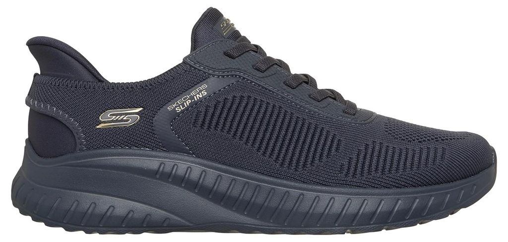 Skechers Bobs Squad Chaos Current Muse Slip-On Blau DKNV Produktbild 