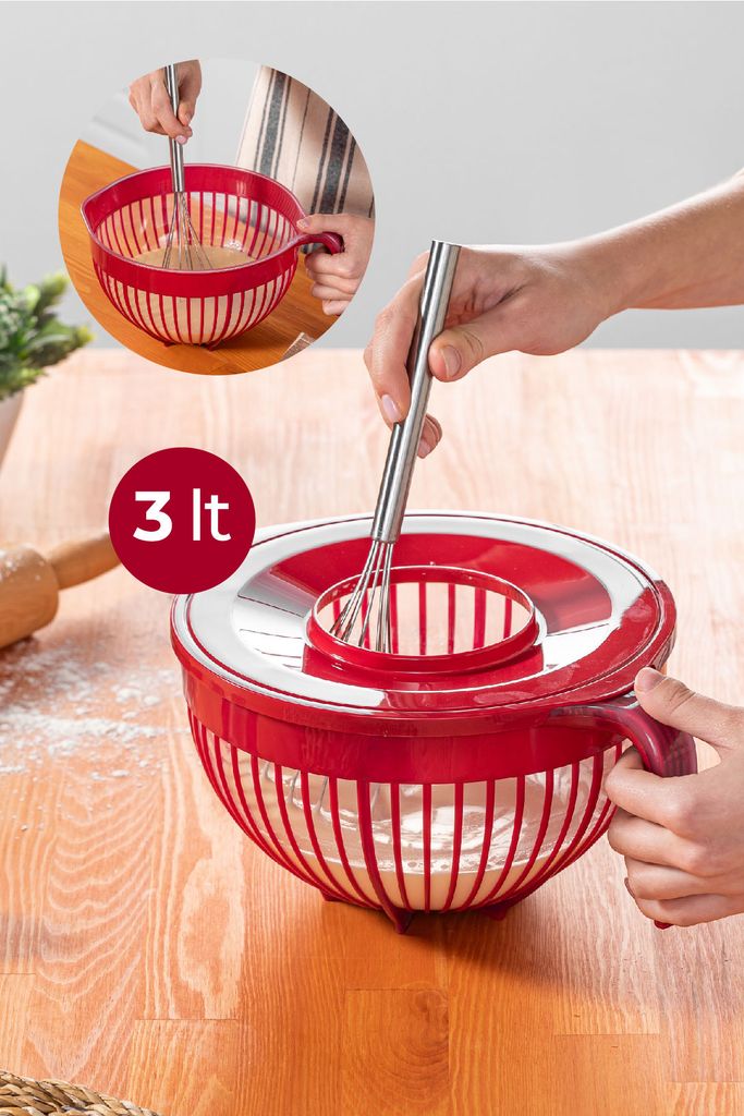 Hermia Concept, Alesta- FRM4701, rot, Sonstige Küchenaufbewahrung, 100% Plastik