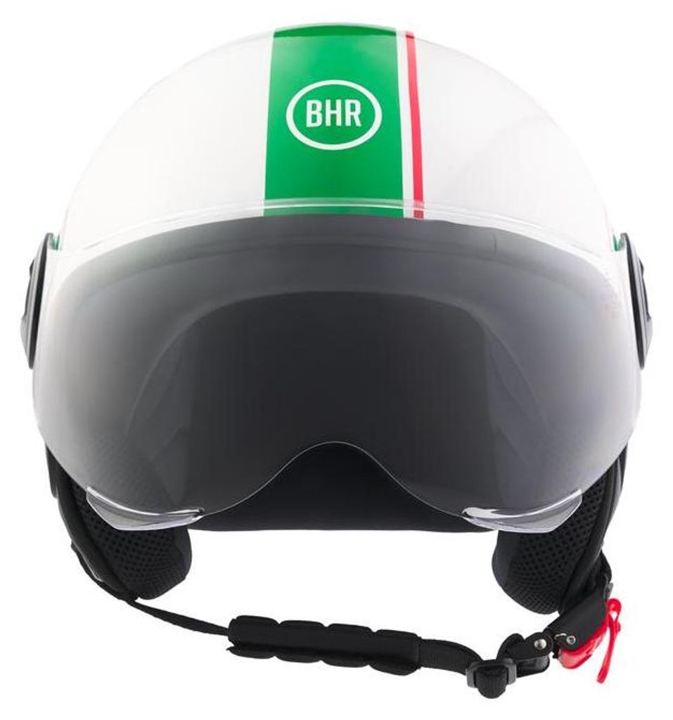 BHR 835 SPECIAL, Demi-Jet Helm ECE 22.06, Kratzfestes Visier, Mikrometrischer Verschluss & abnehmbare Wangenpolster