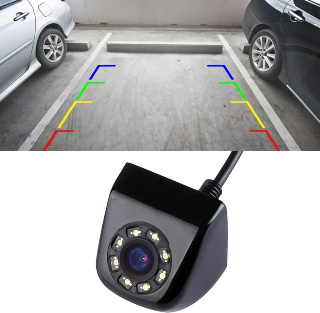 Telecamera Per Retromarcia Con Visione Notturna – 18 LED IR, Grandangolo 120°, Impermeabile IP68 | Per Camion, Autobus, Furgoni