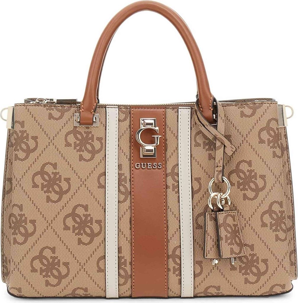 Stilvolle beige Damentasche mit verstellbarem Produktbild 