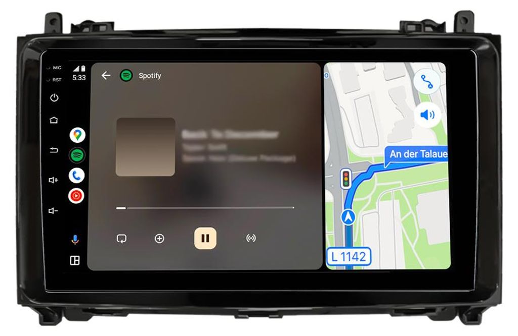 Autorádio pro Mercedes-Benz třídy A/B/V (W169, W245, W639), Obrázek produktu 