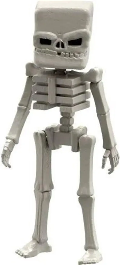 Figurine Minecraft Squelette 25 cm Idéale pour Décorer une Chambre