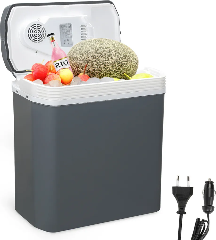 Mini Frigo 24L Chaud Froid avec Mode ECO Silencieux Prises 12V et 230V