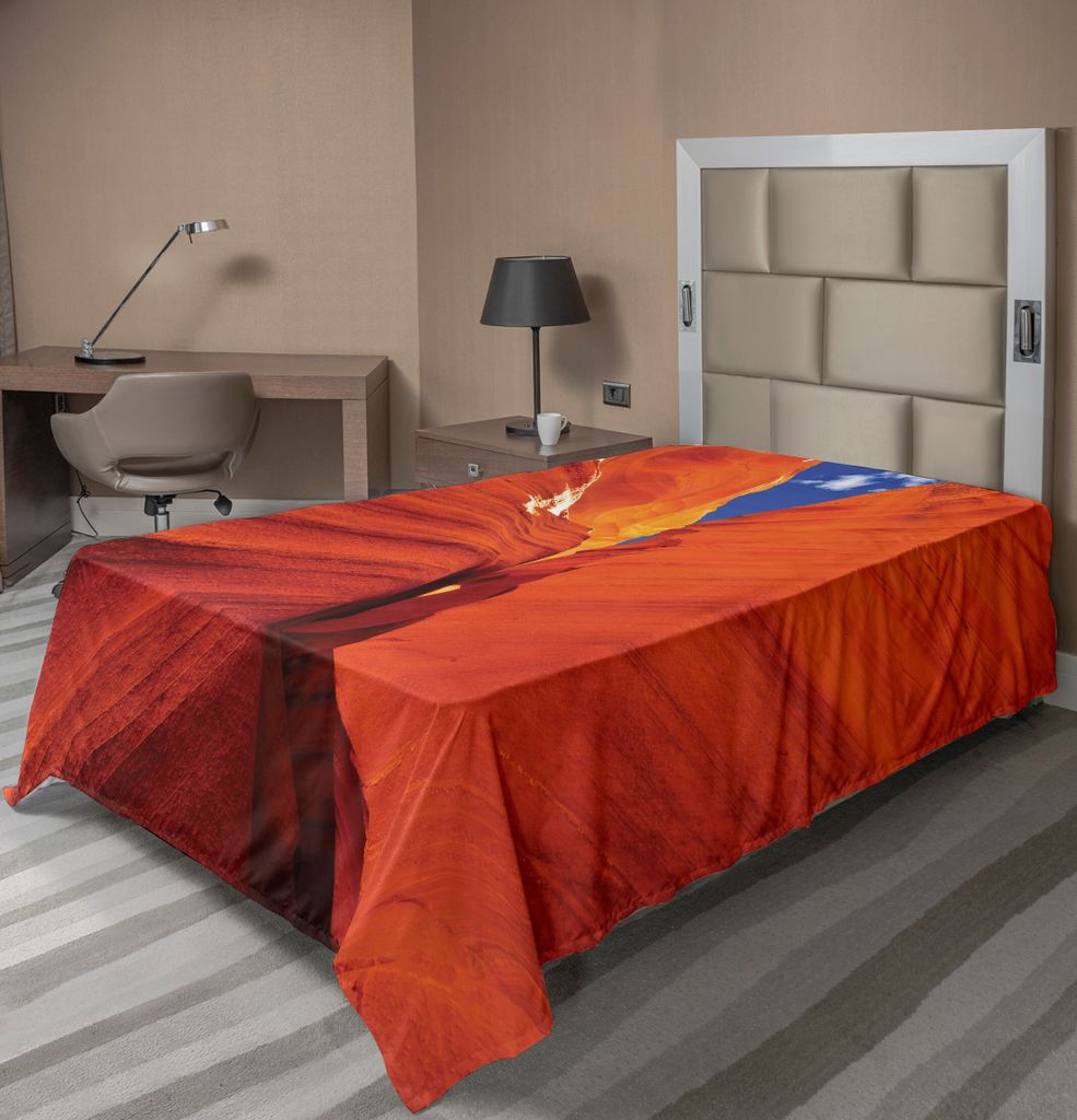 ABAKUHAUS Americana Bettlaken, Grand Canyon In den Vereinigten Staaten von Amerika Natur Geologie Rocks Bild, weiches bequemes oberes Bettlaken fü...