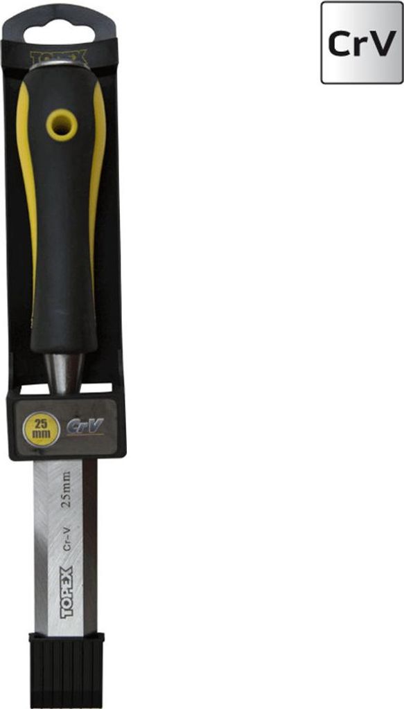TOPEX holzmeißel 25mm crv stahl, mit hammerkopf