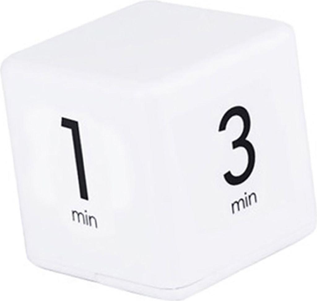 Tragbarer Würfel-Timer Digitaler Küchentimer Countdown-Alarm 1-3-5-10 Minuten Flip Timing mit Digitalanzeige Zeitmanagement für Studium Sport Ko...