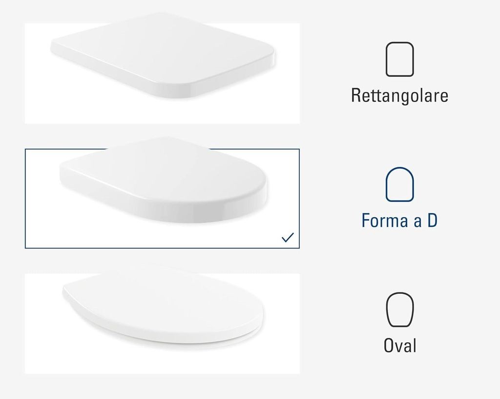 Villeroy & Boch Subway Sedile WC 9M5561 Cerniere in acciaio Immagine del prodotto 