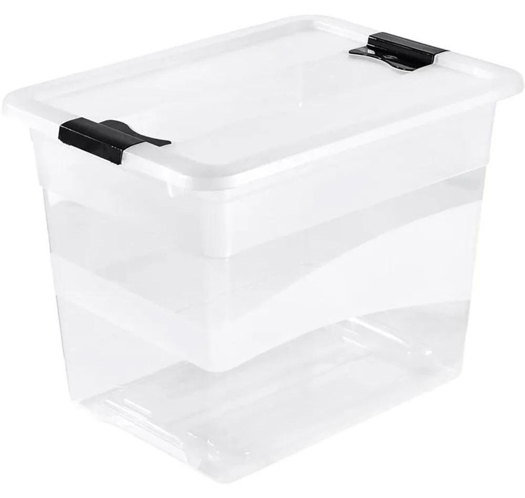 keeeper opbergbox "Cornelia", 24 liter, transparant Productafbeelding 