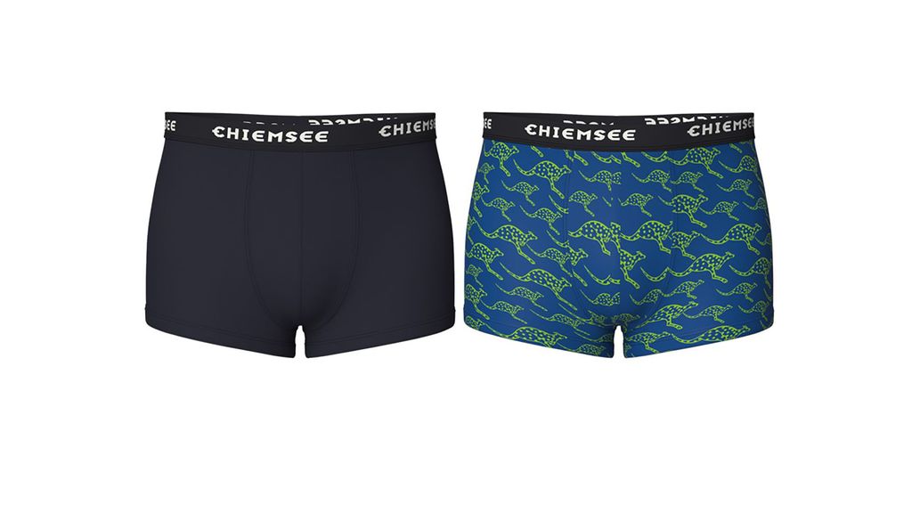 CHIEMSEE Boxershorts 2er Pack Boys mit Kangaroo Print Unterwäsche für Jungen