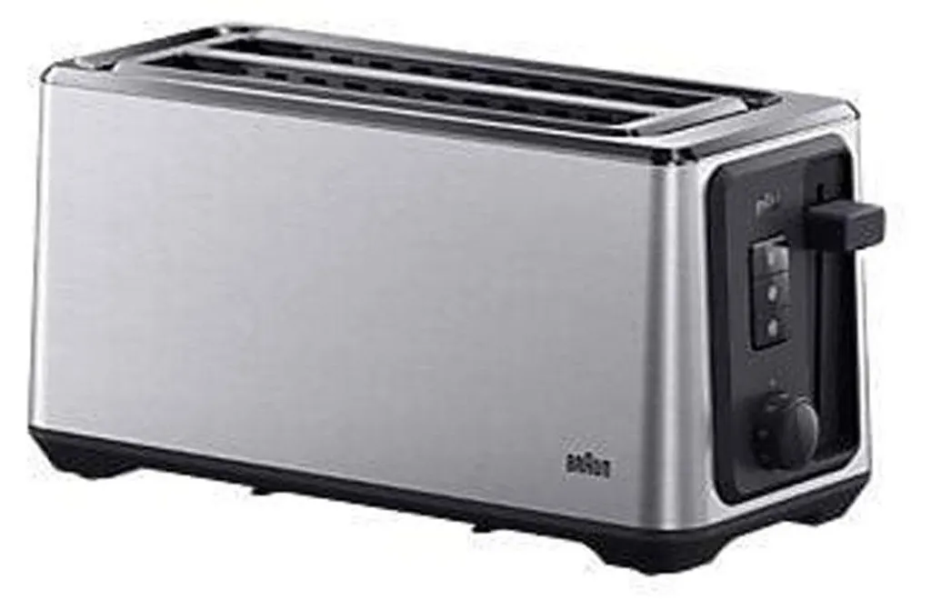 Braun HT5220BK Grille-pain à fentes longues série PurEase noir élégant