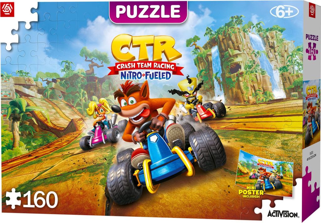 Cenega Kids Puzzle: Crash Team Racing Nitro-Fueled, 160 Zdjęcie produktu 
