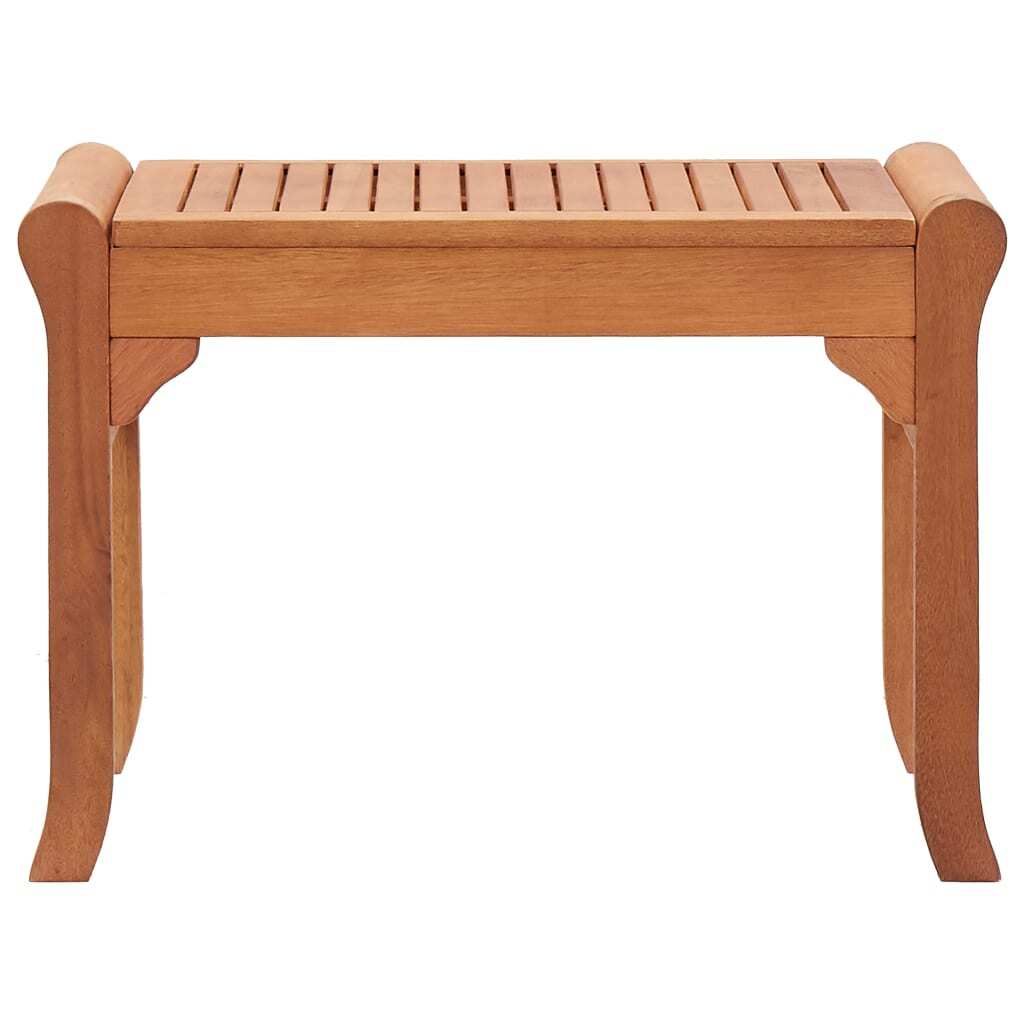 vidaXL Gartenbank 64 cm Massivholz Eukalyptus Produktbild 