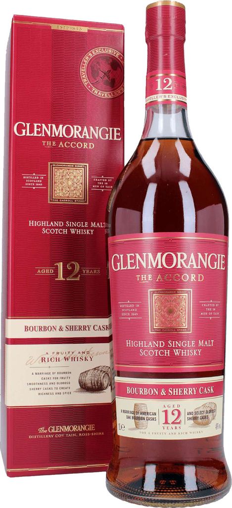 Glenmorangie 12 Years The Accord + Box 1000ml 43% Vol.