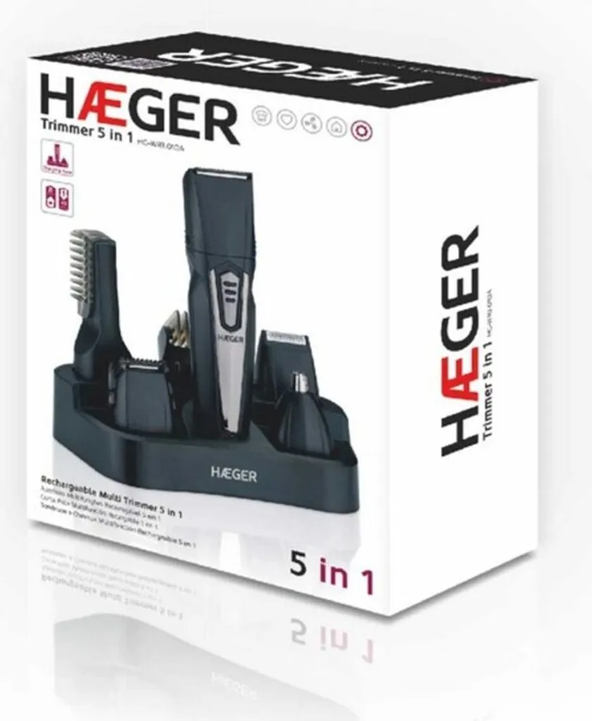 Rasoio Haeger Trimmer Ricaricabile: Essenziale e Potente per Uomo - 3