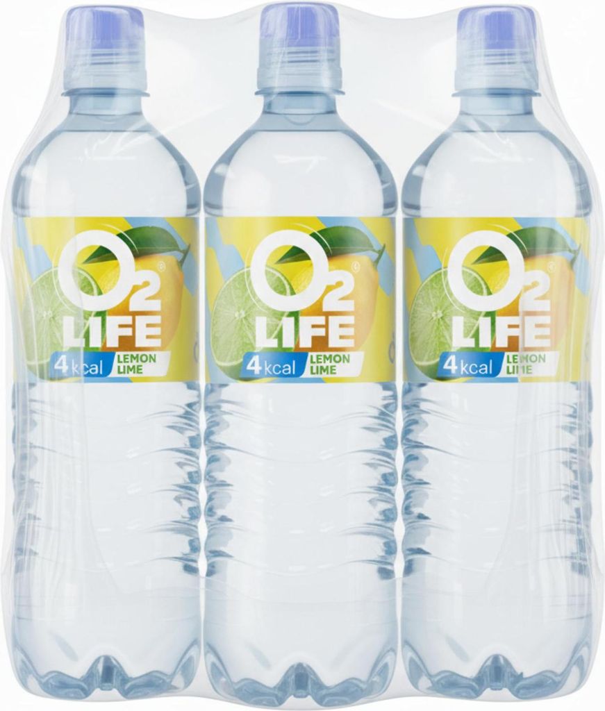 O2life Blue Lemon Lime Cap - 6x 750ml