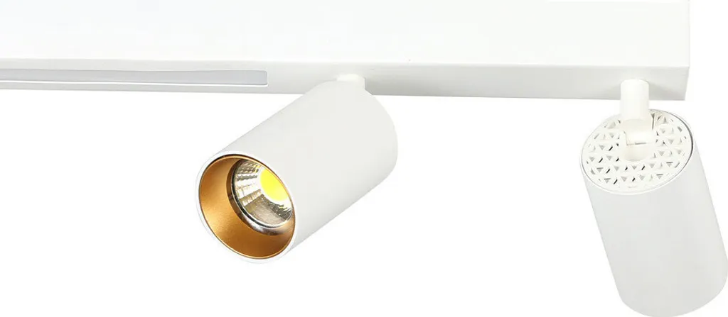 Rampe de spots plafonnier Perugia 4 lumières avec télécommande 1m - 11