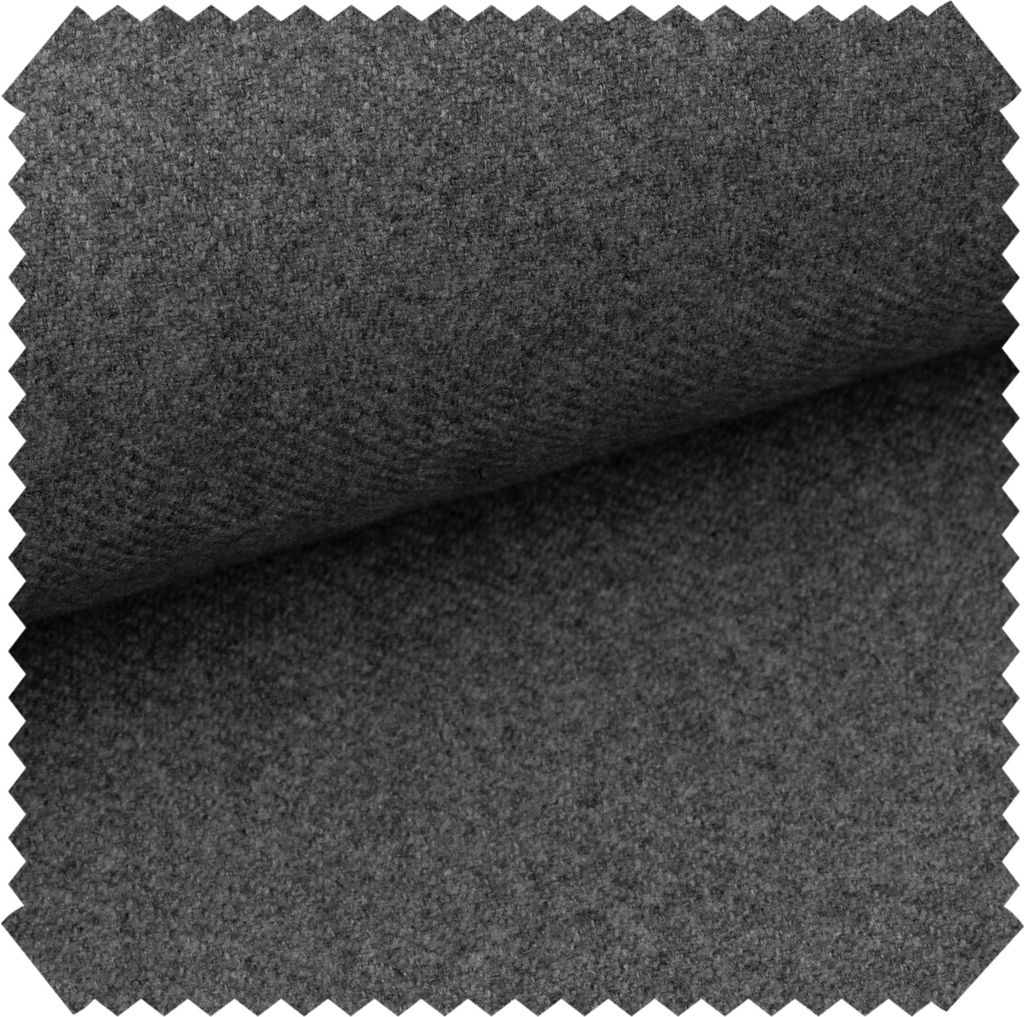 novely exquisit CALMI Polsterstoff in Woll-Optik - Schwer Entzündbarer Möbelstoff - Melange Meterware 1lfm - Farbe: 17 Betongrau