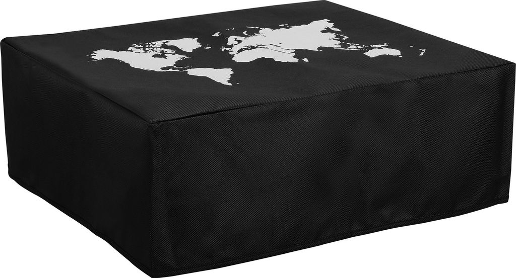kwmobile Cover kompatibel mit Canon Pixma TS3350 / MG7750 Serie - Tasche Hülle Drucker - Staubschutzhülle Schutzhaube Schutzhülle - Weiß Schwarz