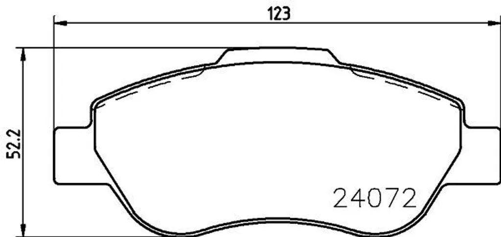 Plaquettes de frein Fiat Panda pour conduite urbaine HELLA 8DB 355