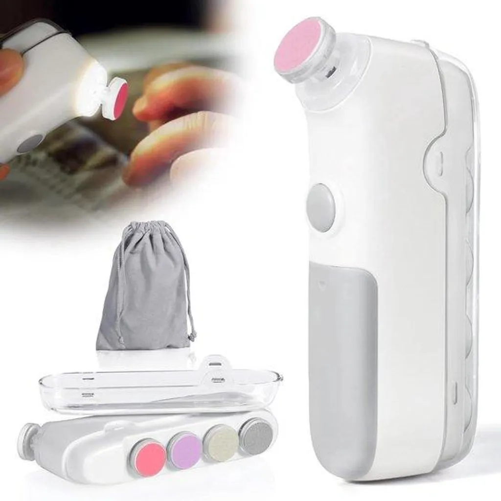 Coupe-ongles bébé électrique : kit de manucure doux pour nouveau-nés