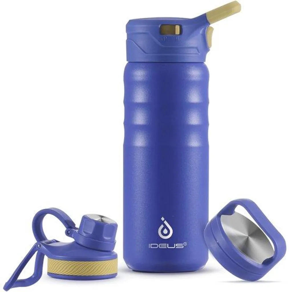 Bouteille isotherme de sport 18oz violette pour randonnée et bureau