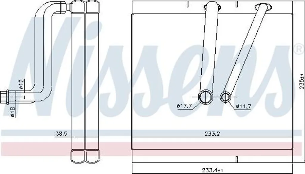 Stop aux fuites de clim avec l'évaporateur NISSENS 92381 OE 6C0816103