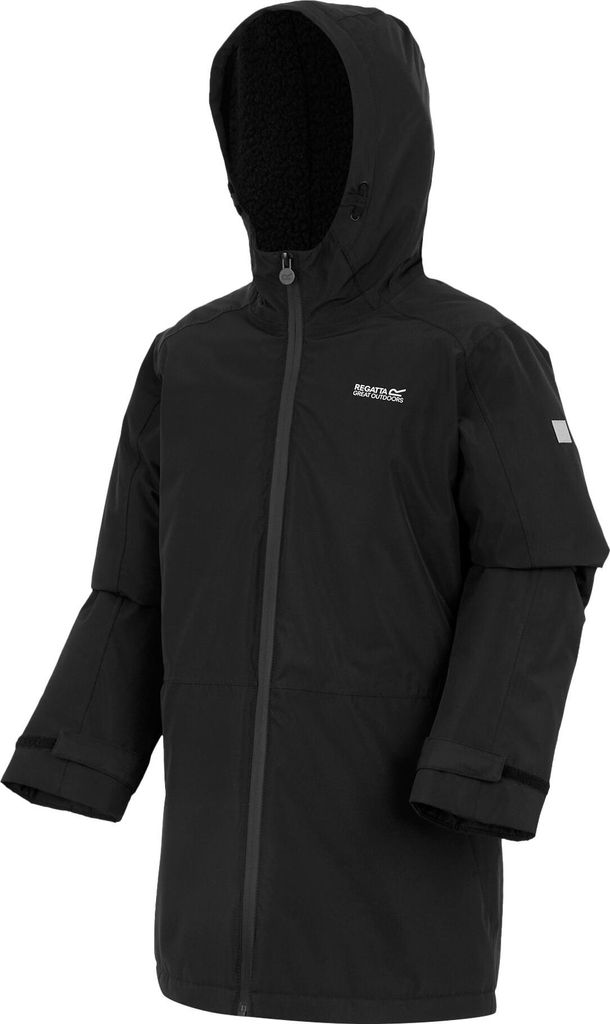 Regatta - "Farbank II" Jacke, wasserfest für Kinder RG12223 (122) (Schwarz)