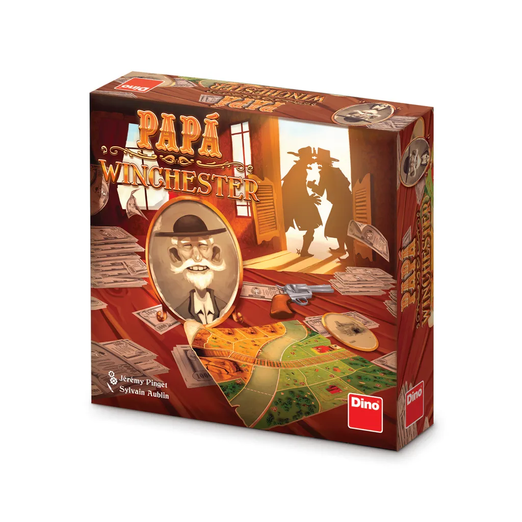 Jeu de société Dino Papa Winchester, l'aventure préhistorique pour enfants