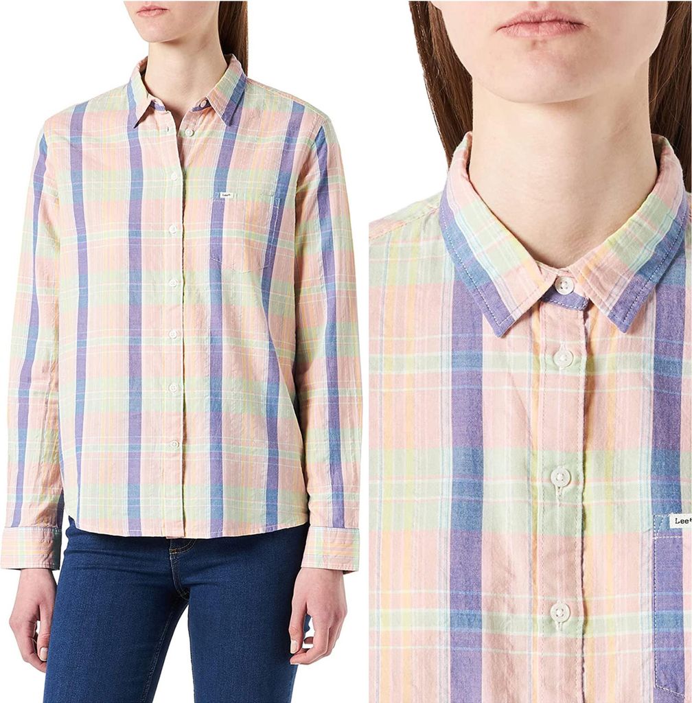 Lee One Pocket Shirt Frauenhemd la Pink L45TIXNL 112110558