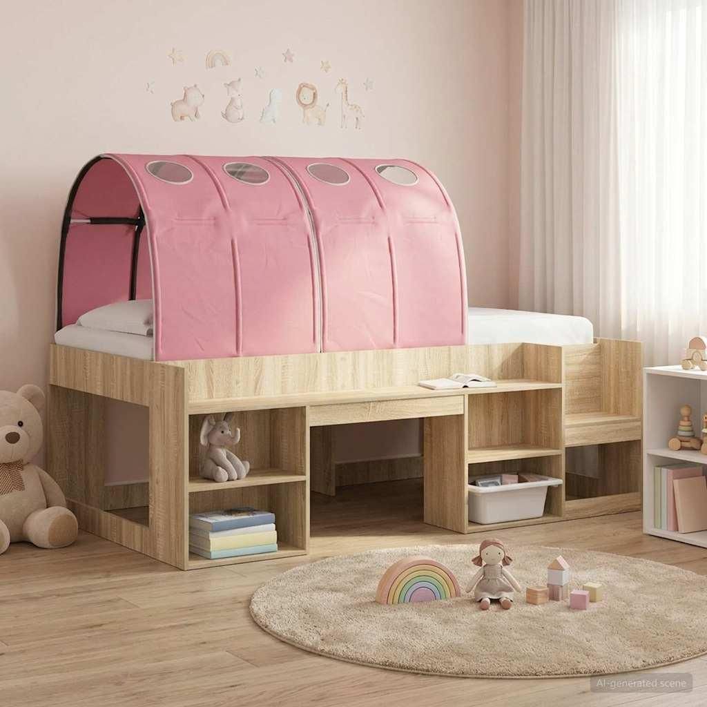 Möbel Bettunnel 2 pcs Rosa 211 x 67,5 x 2 cm PolyesterTrampolin-Zubehör - Trampolin-Zubehör c8358