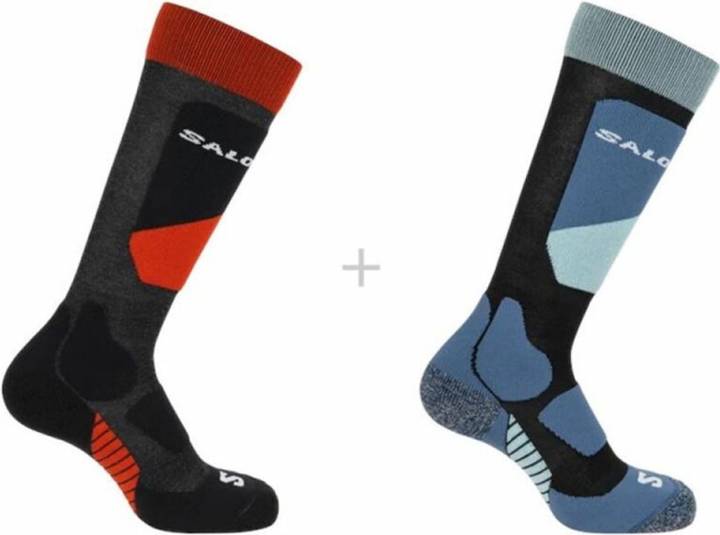 Camano Salomon Junior Ski Socks black/sterling blue 31-34