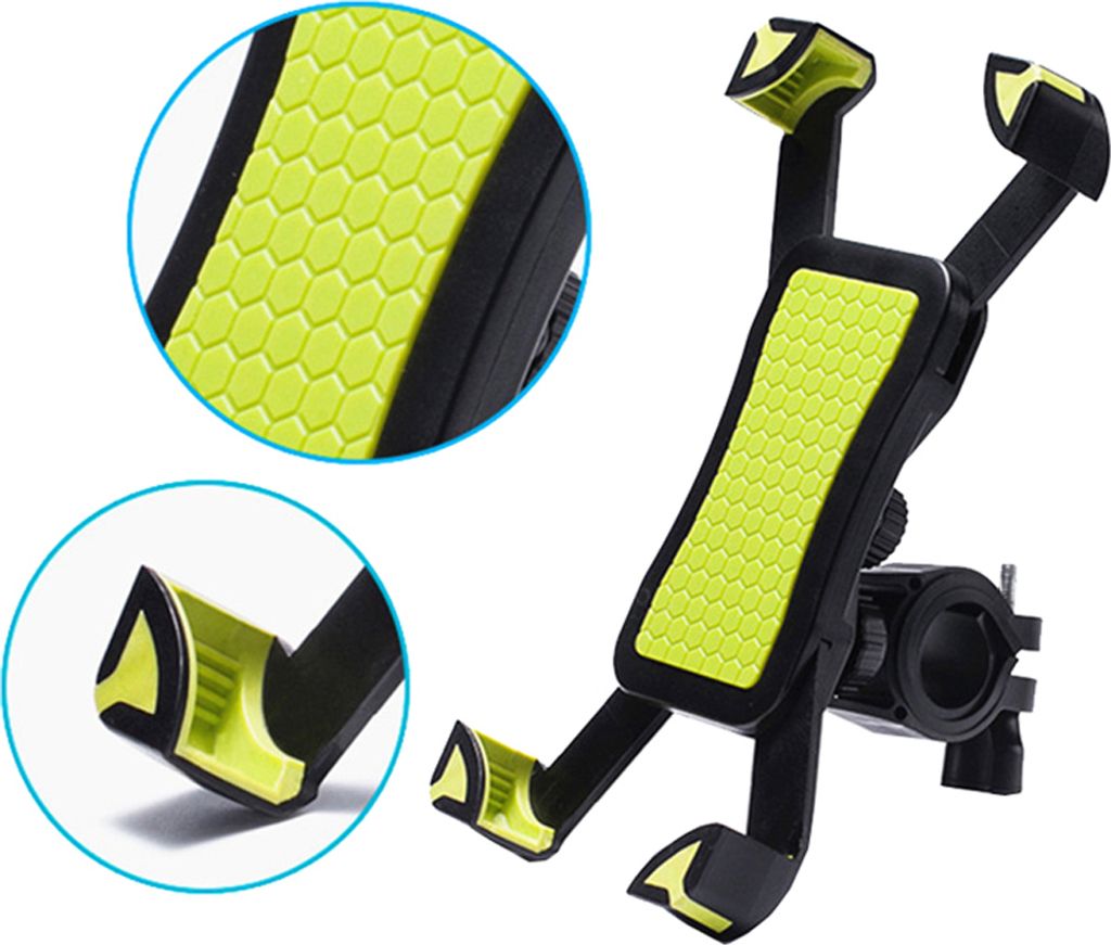 M37C Fahrrad Handyhalterung – 360° drehbar, Universal Motorrad Smartphone Halter für 4,5–7 Zoll Handy