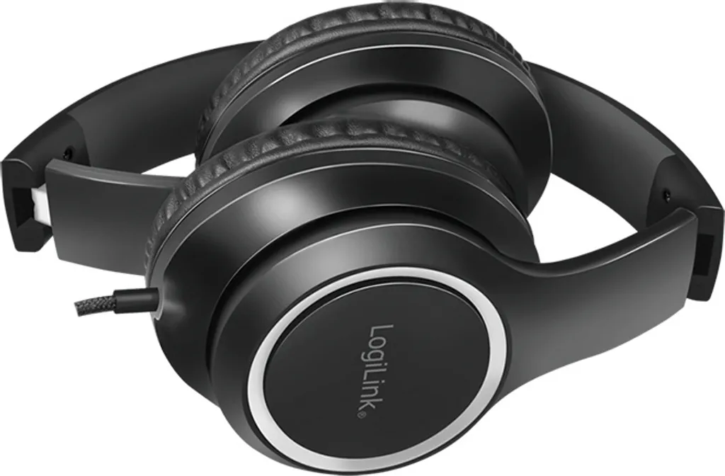 Casque Stéréo LogiLink HS0053 Haute Qualité avec Microphone Flexible