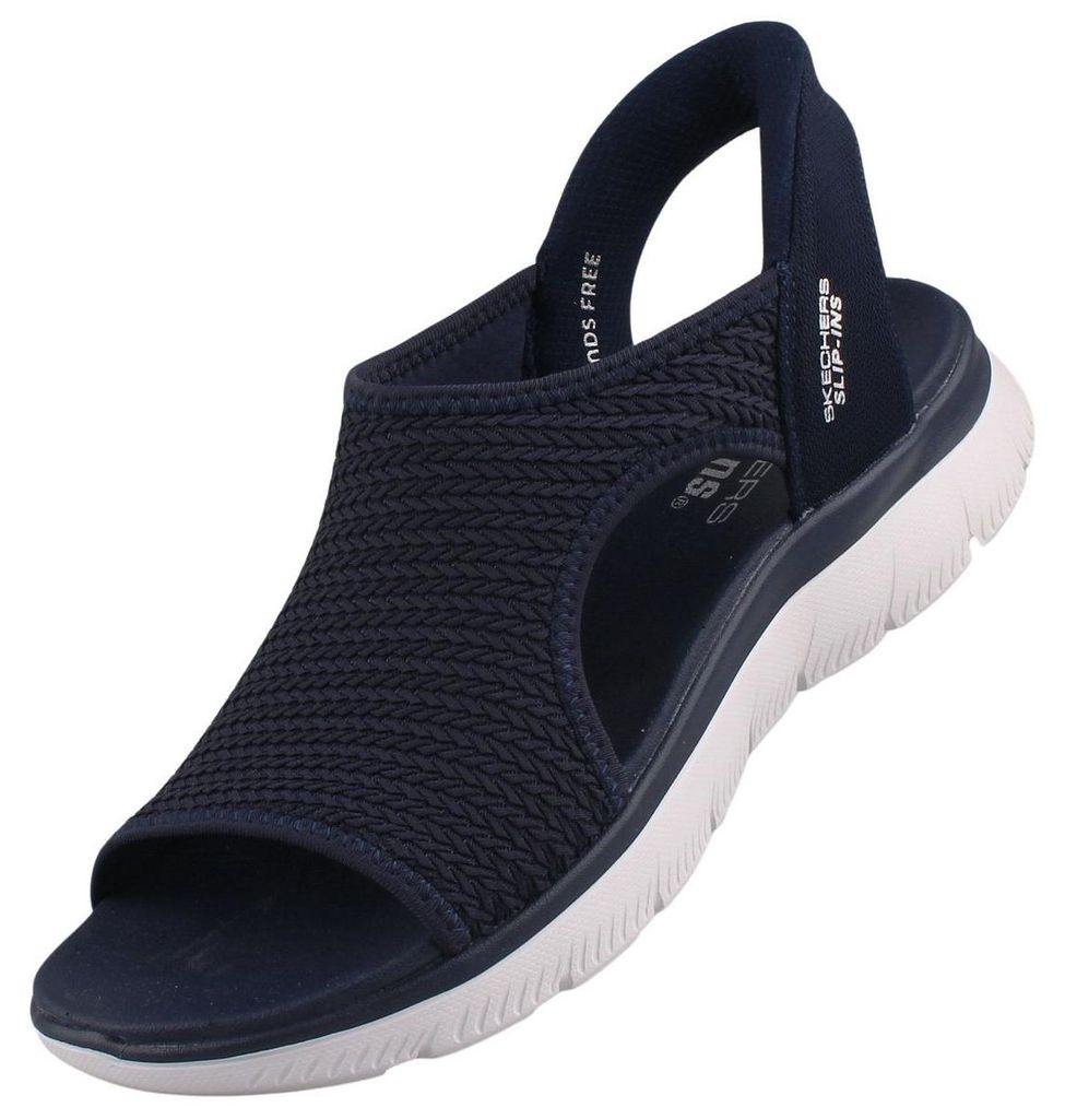 Skechers Slip-Ins Summits Sweetly Evolved Damen Sandalen Blau