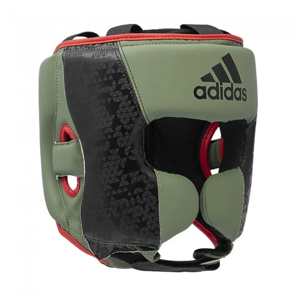 Casque adidas Combat 50 rembourré vert noir adiC50HG résistant en L - 15