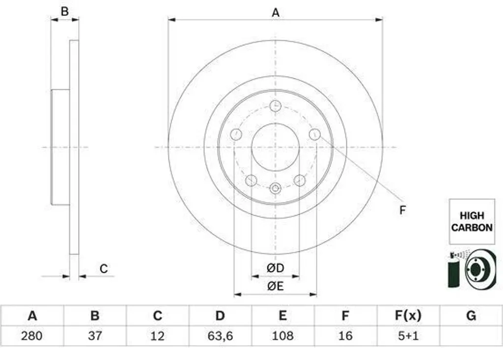 Disque de frein Bosch 0986479F41 : stop aux vibrations sur Volvo XC40