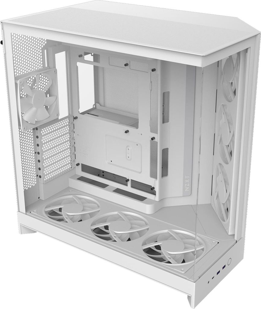 NZXT H9 Flow RGB+ , Tower-Gehäuse, (Temperd Glass x 2) Produktbild 