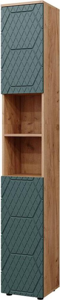 Mobiletto da bagno Vicco Irma Quercia verde/oro 30 x 192 Immagine del prodotto 