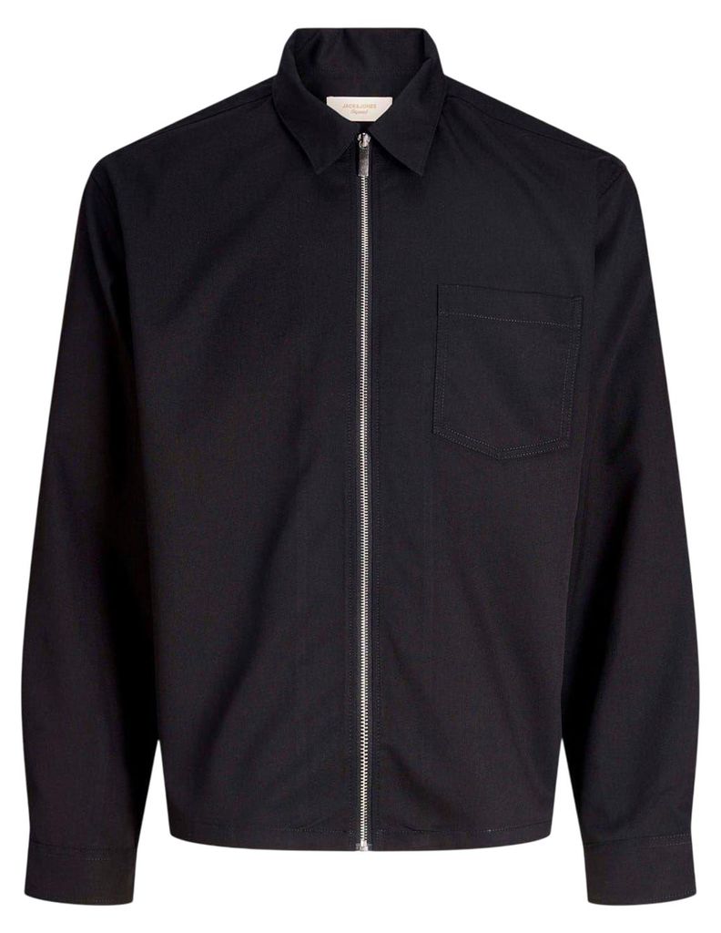 Jack And Jones - "Party" Hemdjacke für Herren GT16368 (S) (Schwarz)