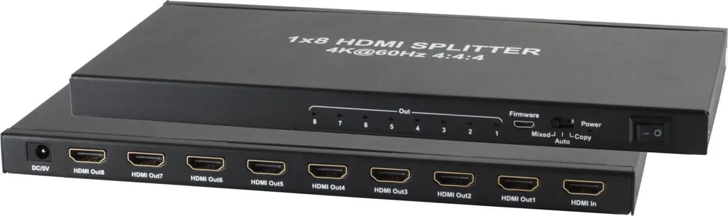 Répartiteur HDMI pour Showroom et Affichage Dynamique - 8 Sorties 4K 60Hz