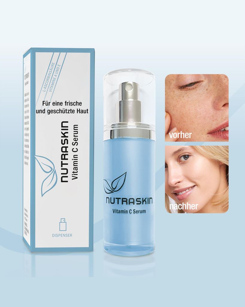 NUTRASKIN Vitamin C Serum – Anti-Aging Serum für Gesicht, Produktbild 