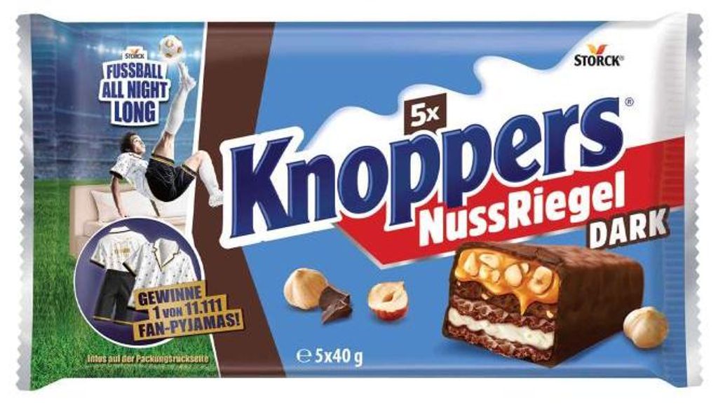 Knoppers NussRiegel Dark 5er Produktbild 
