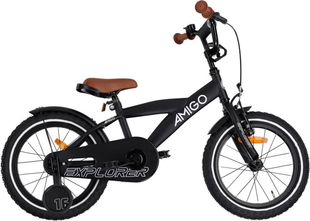 AMIGO Kinderfahrräder Jungen Explorer 16 Zoll 23 cm Jungen Produktbild 