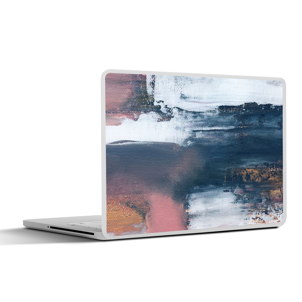 MuchoWow Laptop Aufkleber Sticker Cover Abstrakt - Malerei - Design 25x18 cm - Laptop-Deko