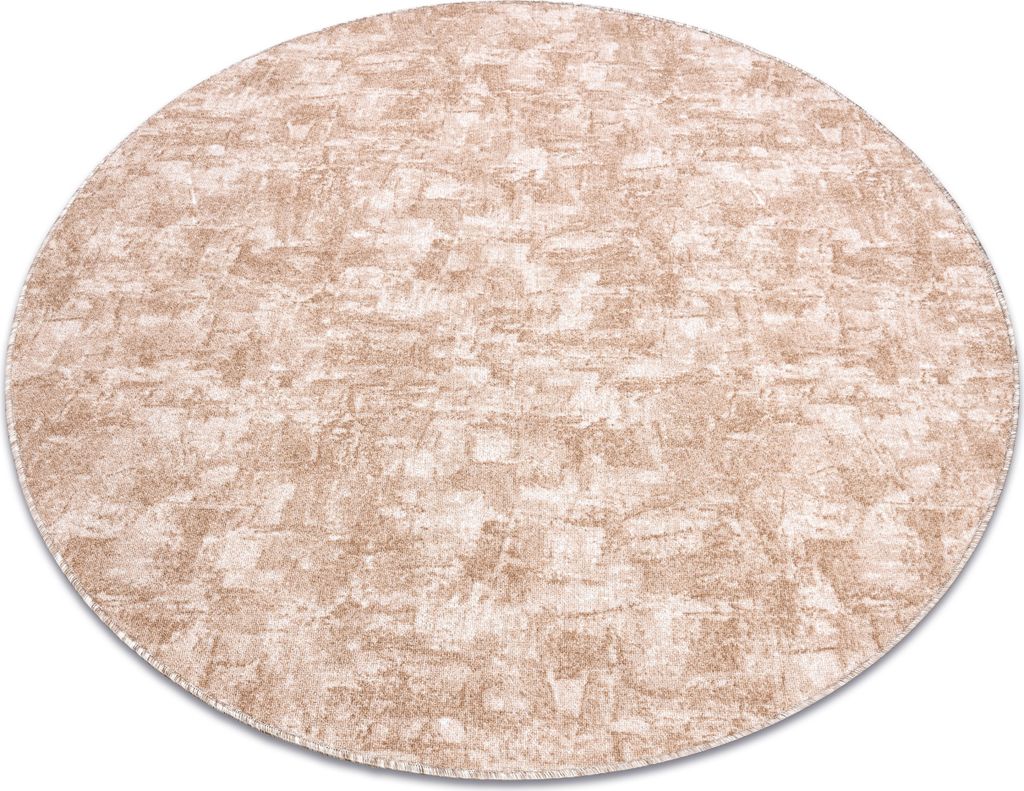 Teppich rund SOLID beige 30 Beton beige rund 133 cm