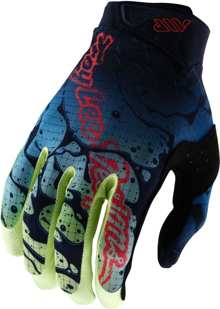 Troy Lee Designs Air Handschuh, Drip, glo yellow/dark navy, XL
