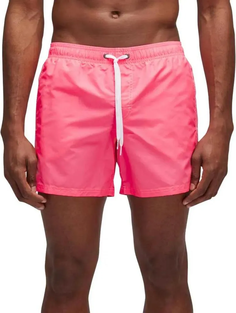 Maillot de bain Sundek Rose M Homme - Short de plage Iconic en Taffetas
