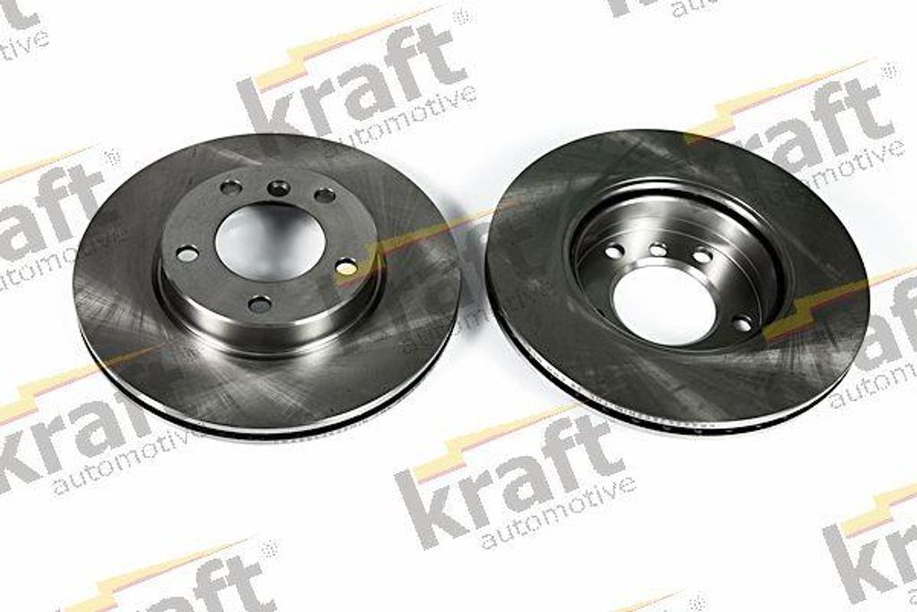 KRAFT AUTOMOTIVE 6042600 Bremsscheibe OE 34111160674 kompatibel mit Z4er E85, Z3er E36, 3er E46, 3er E36